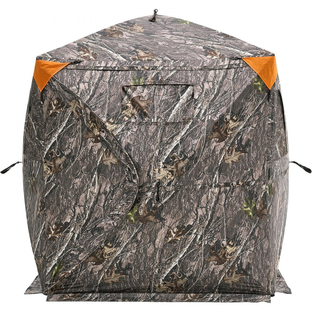 ZH555567-SW - 270° Camouflage Hunting Blind for 1-2 Users, Lightweight & Portable