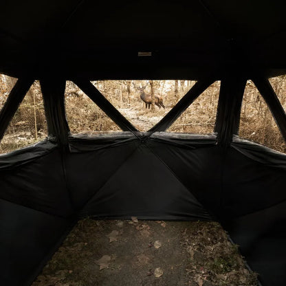 ZHS5867-6 - 270° Camo Hunting Blind for 2-3 Persons, Weather-Resistant