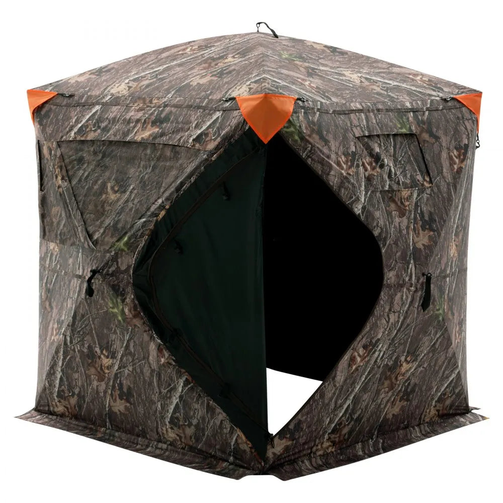 ZHS5867-6 - 270° Camo Hunting Blind for 2-3 Persons, Weather-Resistant
