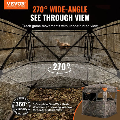 ZHS5867-2 - Portable 2-3 Person Hunting Blind with 270° View