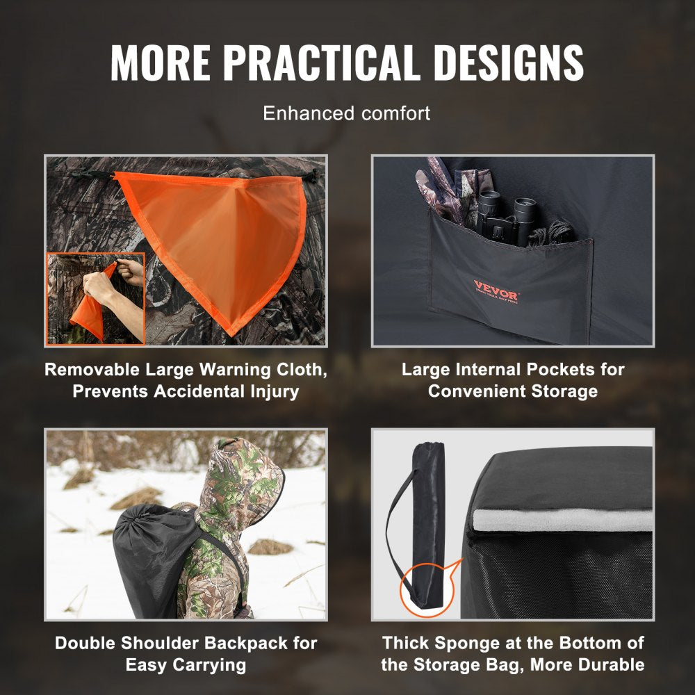 ZHS5867-2 - Portable 2-3 Person Hunting Blind with 270° View