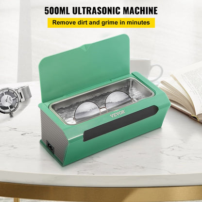SJ-W1 - 500ml Ultrasonic Cleaner for Jewelry and Glasses