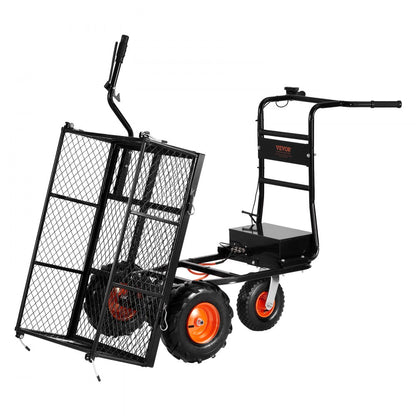 EWB7614 - 500lbs Electric Garden Cart with 6ft³ Capacity and Brake System