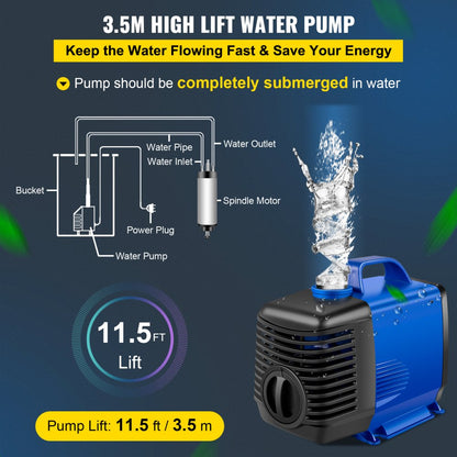 010501706315 - High-Speed CNC Spindle Motor Kit, 3.1" x 11.4"