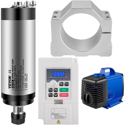 010501706315 - High-Speed CNC Spindle Motor Kit, 3.1" x 11.4"