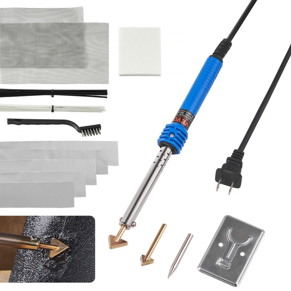 HOT-100W - 100W VEVOR Plastic Welding Kit with 3 Tips