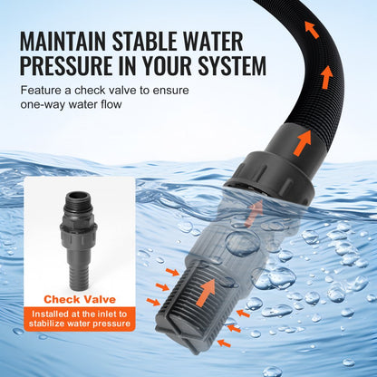 FSGP1200-2 - 1HP Shallow Well Pump, 1000 GPH, 5-Gallon Tank