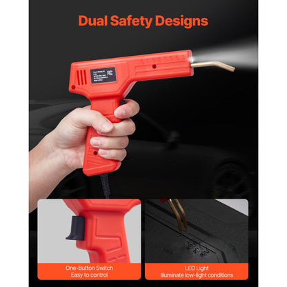 H-50 - 100W Compact Plastic Welder with 800 Staples & LED Light