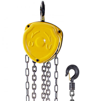 010937024907 - 2200lbs Hand-Operated Hoist with 3m Chain & 360° Hook