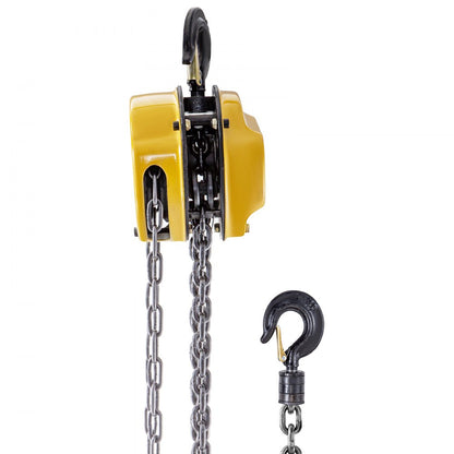 010937024907 - 2200lbs Hand-Operated Hoist with 3m Chain & 360° Hook