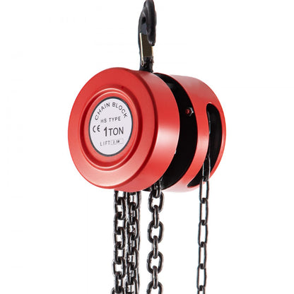 VV-RCH-1T2.5M - 1 Ton VEVOR Hand Chain Hoist with 8ft Lift