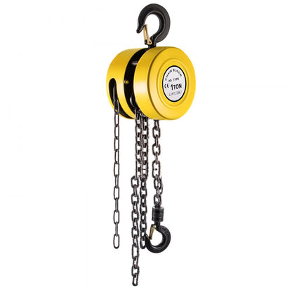 VV-YCH-1T4.5M - 2200 lbs Steel Hand Chain Hoist for Heavy Loads