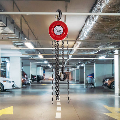VV-RCH-1T2M - 2200 lbs Chain Hoist for Safe Heavy Lifting