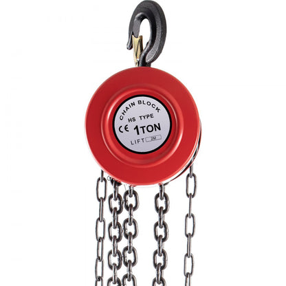 VV-RCH-1T2M - 2200 lbs Chain Hoist for Safe Heavy Lifting