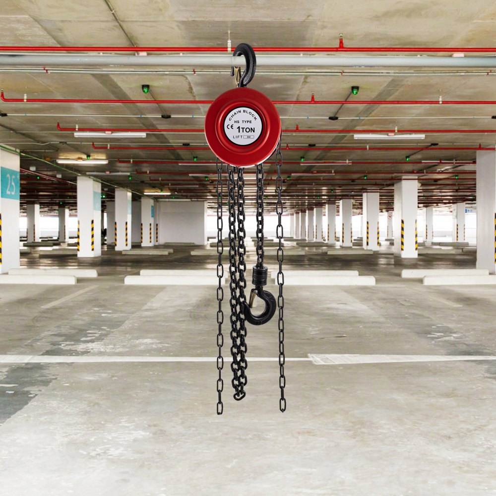 VV-RCH-1T3M - 2200lbs VEVOR Hand Chain Hoist, 10ft Lift Height