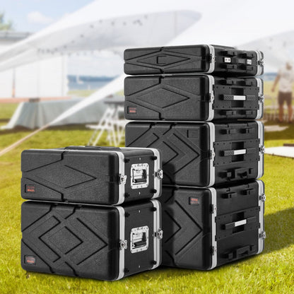 ABS-2UL - 19" Durable ABS Rack Case with Handle & Secure Latches