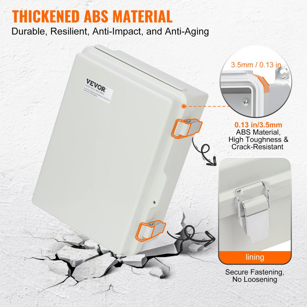 SP-CAG-203018 - Weather-Resistant 11.81" Junction Box with Metal Latches