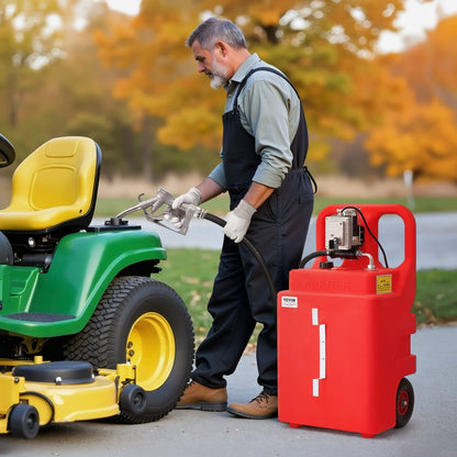 YHM-120G - 32-Gallon Portable Fuel Caddy with 12V Electric Pump