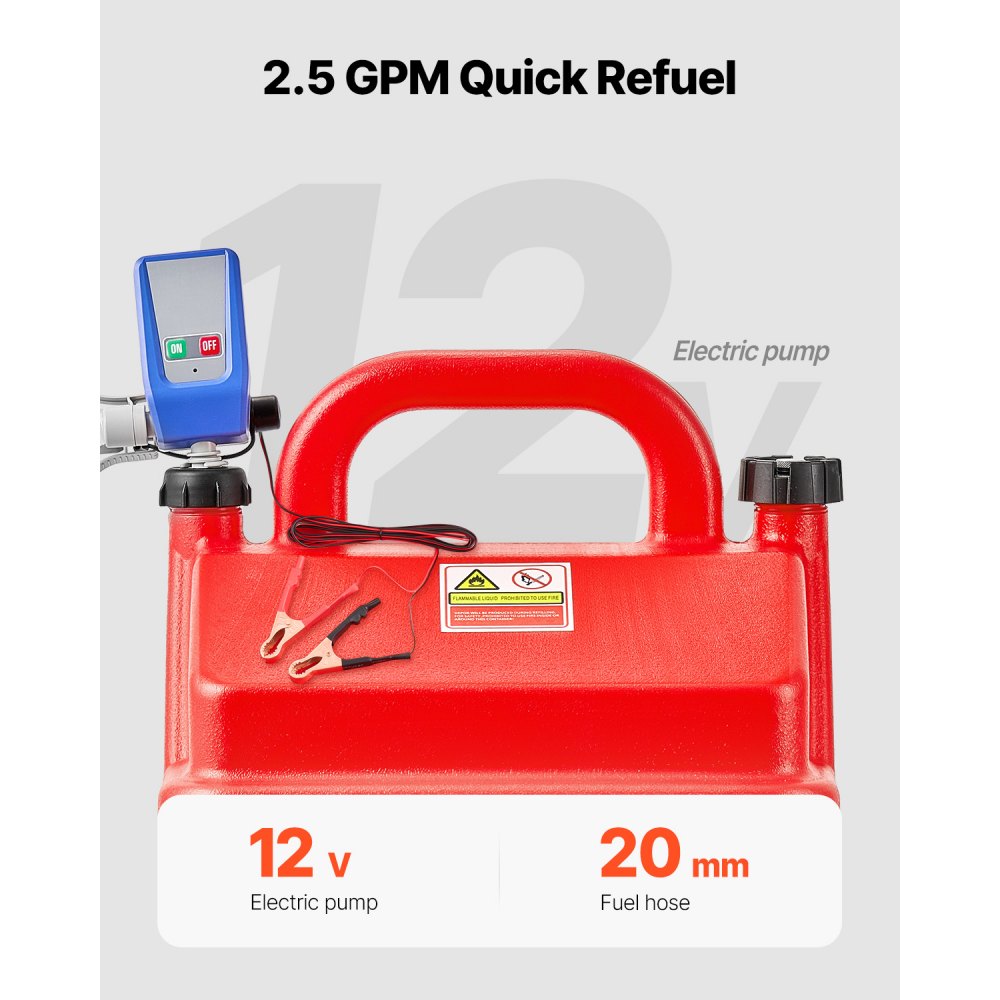 YHM-60B - 16 Gallon Portable Plastic Fuel Caddy for Easy Refueling