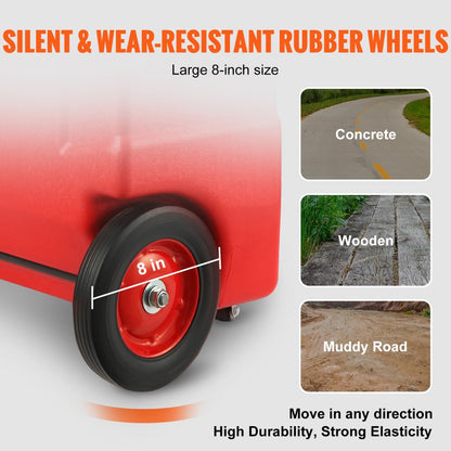 JGC32P - Portable 32 Gallon Fuel Caddy for Gas and Diesel