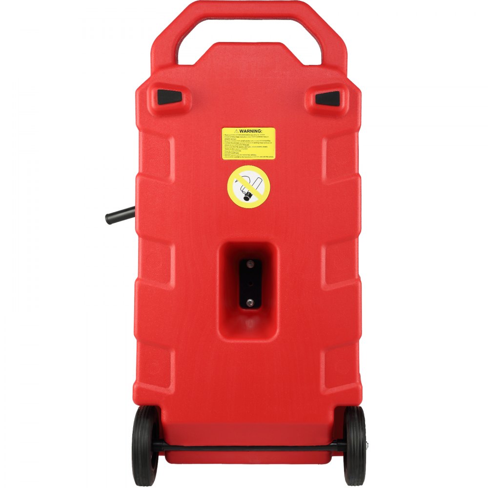 JGC16PH - 16-Gallon Portable Fuel Caddy with Rubber Wheels and Hand Pump