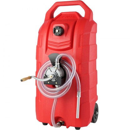 JGC16P - 16 Gallon VEVOR Fuel Caddy with Rubber Wheels for Easy Transport