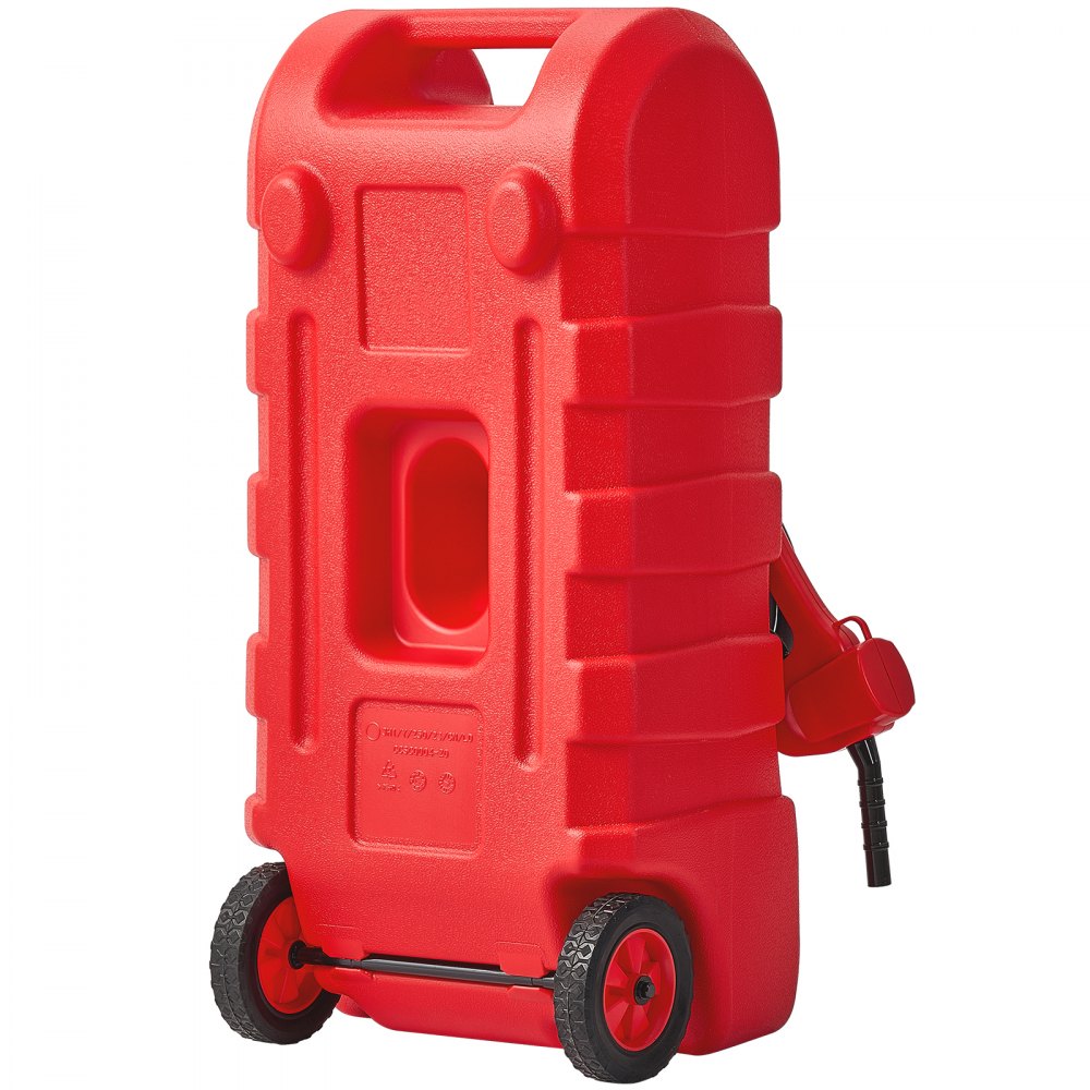YOILP5035M - 15-Gallon Portable Fuel Caddy with Hand Pump & Safety Nozzle