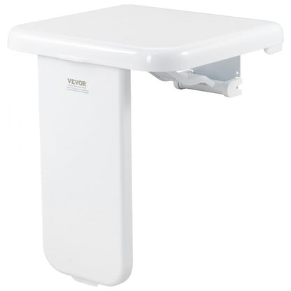 LY001 - Wall-Mounted Foldable Shower Seat, 15.7" x 16.7", ABS & Steel