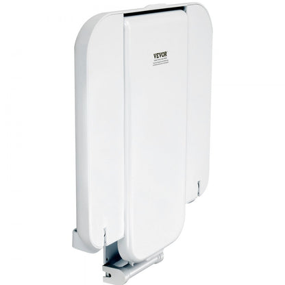 LY001 - Wall-Mounted Foldable Shower Seat, 15.7" x 16.7", ABS & Steel