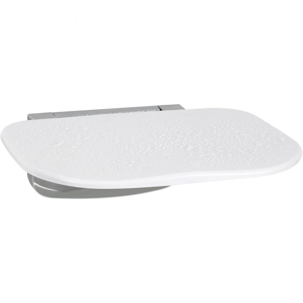 LY006 - Folding Shower Seat with Diatom Mat, 450 lbs Capacity