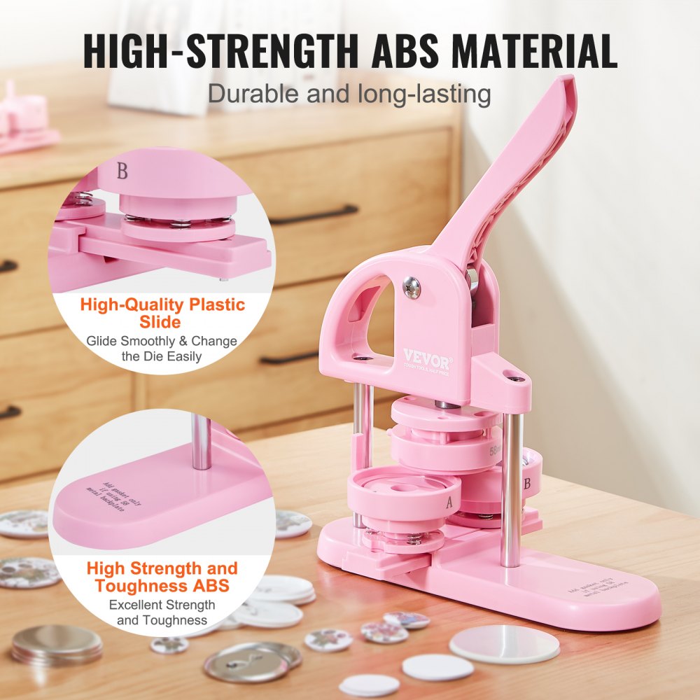 JMB-X3 - 3 Size VEVOR Button Maker for Creative Fun