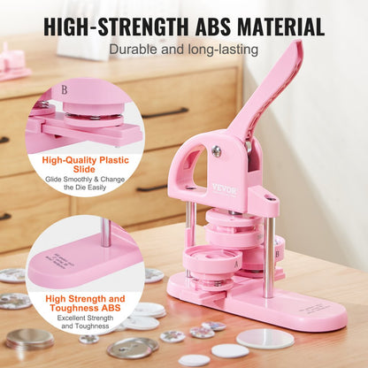 JMB-X3 - 3 Size VEVOR Button Maker for Creative Fun