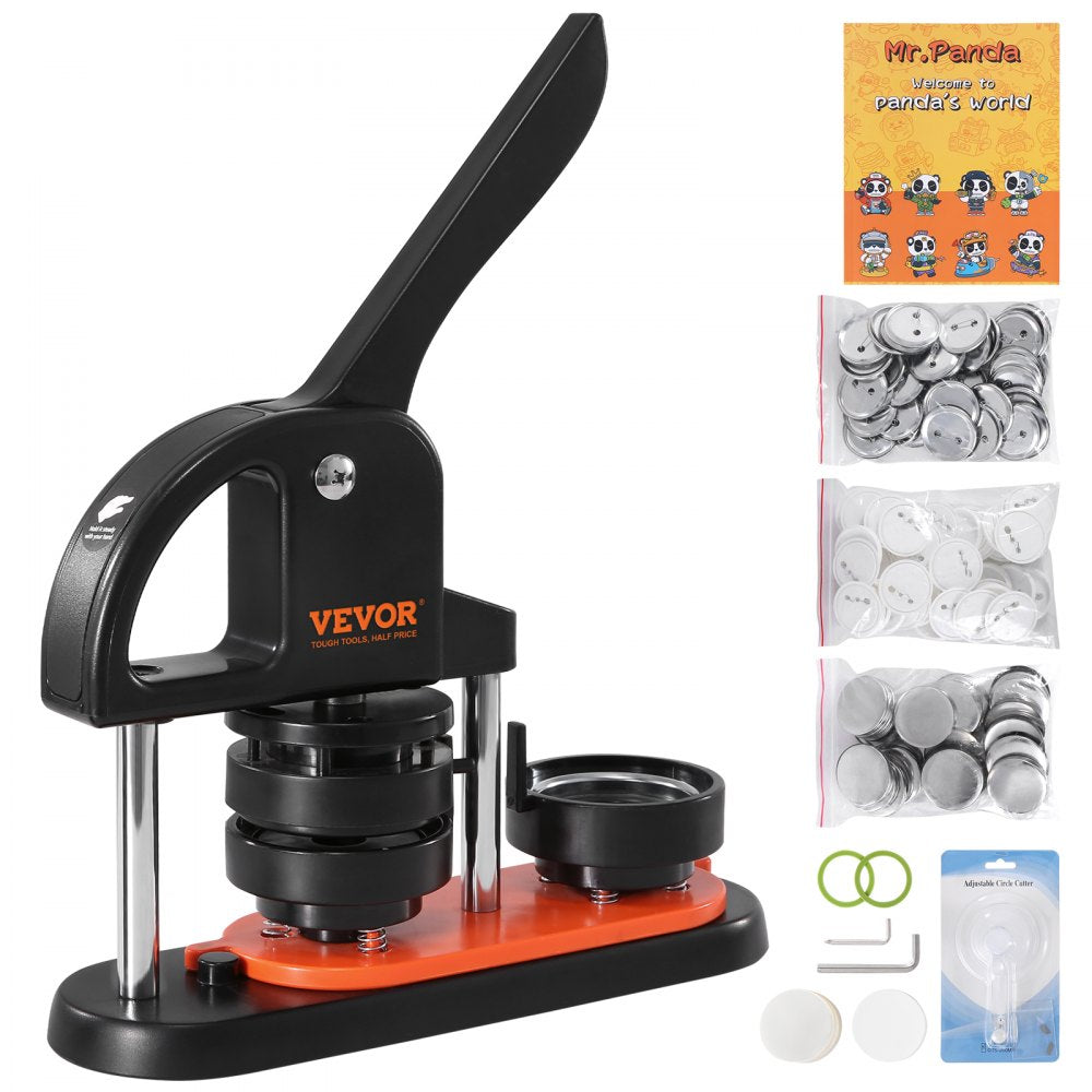 JMB-58 - Lightweight VEVOR 2.28" Button Maker with Ergonomic Handle