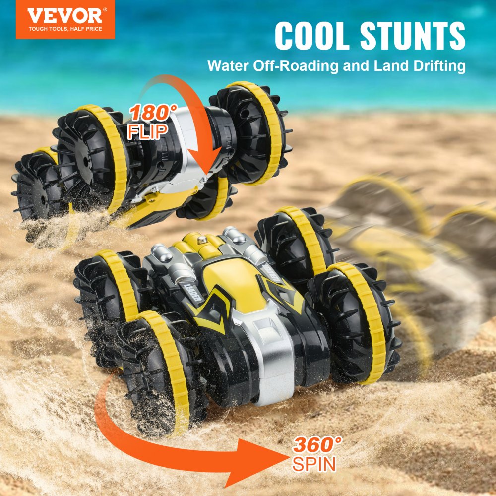 666-802 - Remote Control Amphibious Vehicle with 40 Min Playtime