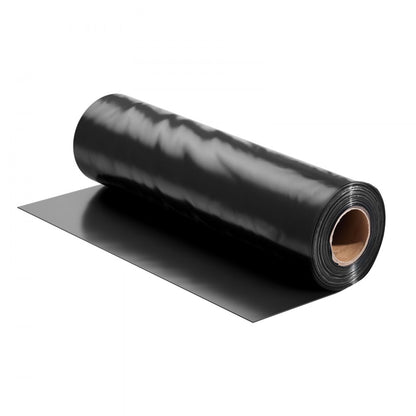 YF5FT100FTB10MIL - 10' x 100' Heavy-Duty Black Plastic Sheeting, 10mil Thickness