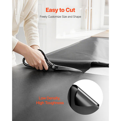 YF3FT50FTB - 3x50ft Heavy-Duty Black Plastic Sheeting for Weed Control