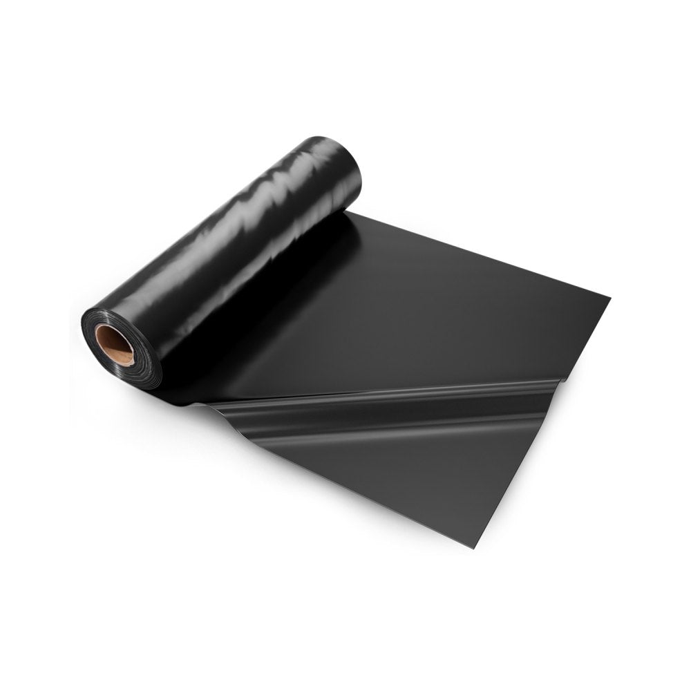 YF5FT100FTB - 5x100 FT Heavy-Duty Black Plastic Sheeting 10Mil Thickness