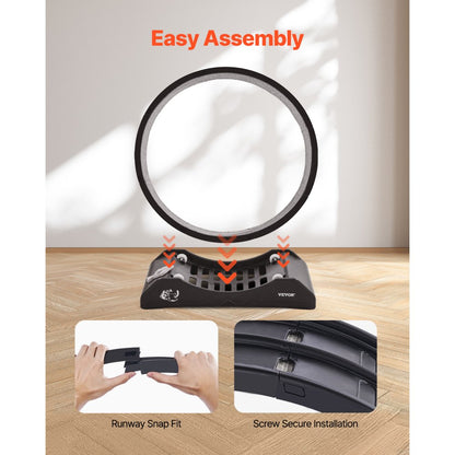 Small 80cm - 31.5" Durable Cat Exercise Wheel with Safety Brake