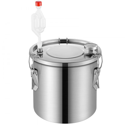 STD-10L-U - Stainless Steel 3Gal Distillation Kit with Fermentation Barrel