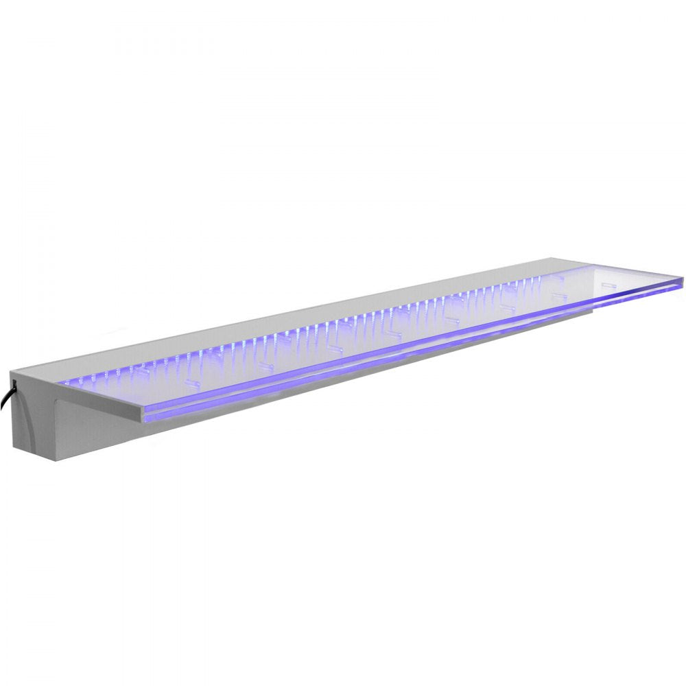 PQSB-5009 - 23.6" Acrylic Fountain Spillway with LED Remote Control