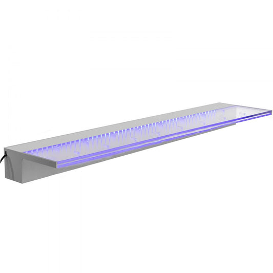 PQSB-5009 - 23.6" Acrylic Fountain Spillway with LED Remote Control