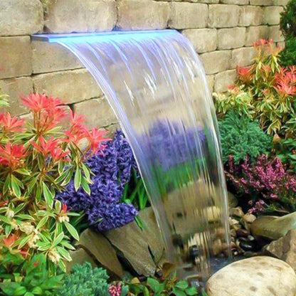 FAGA-8273 - 35x3.2 Acrylic Waterfall Spillway with Remote LED Lighting