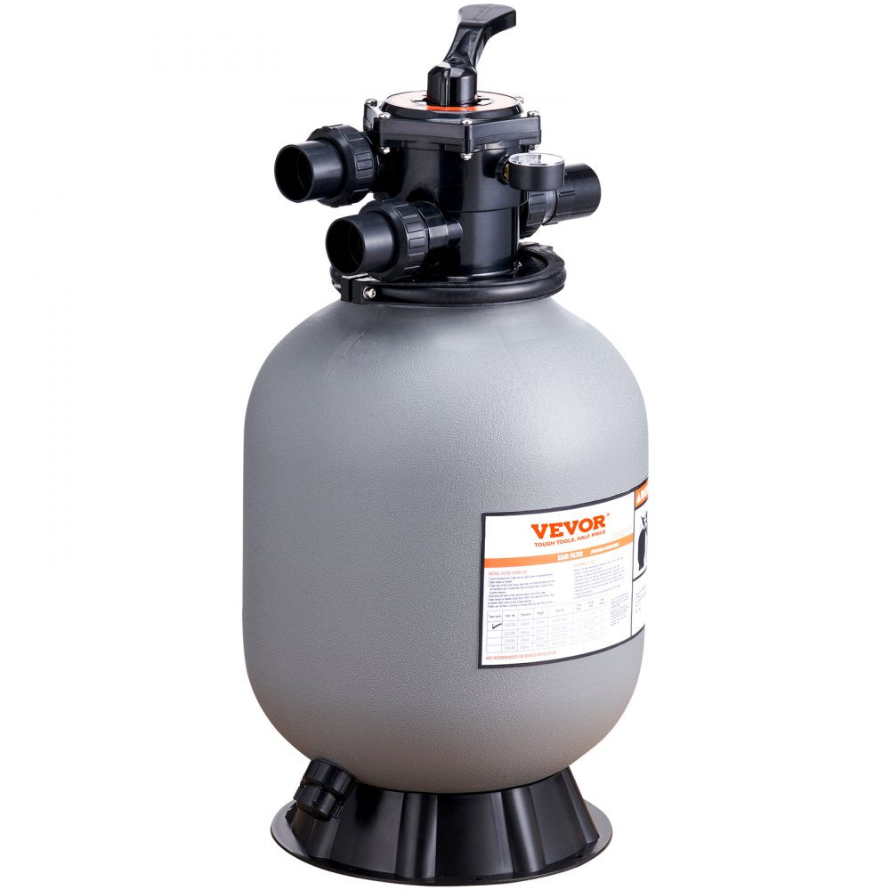 25023BX - 16" Sand Filter for Clear Pool Water, 35 GPM Flow Rate