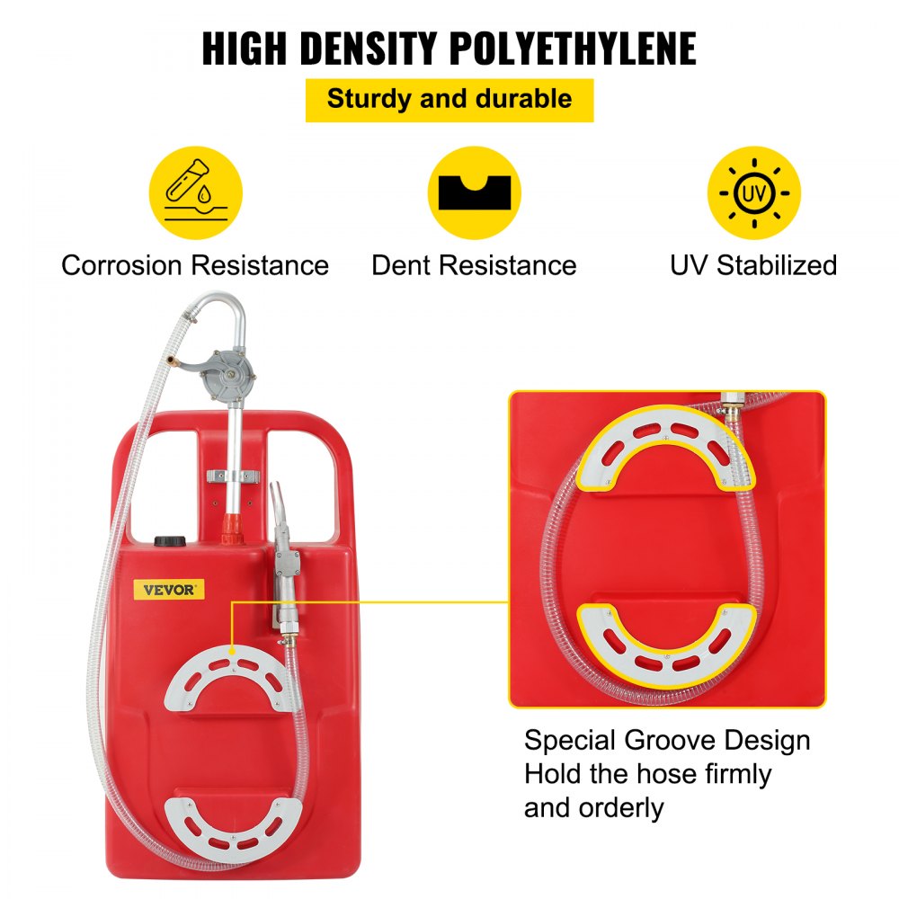 VV-01650-010 - 25 Gallon Portable Fuel Caddy with Wheels and Handle