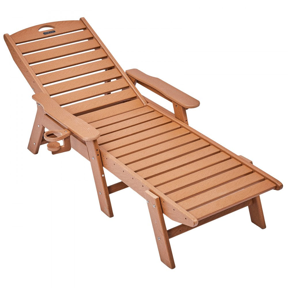 S-TY04 - 72.8” Adjustable Outdoor Chaise Lounge Chair for 450 lbs Capacity