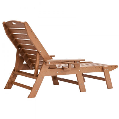 S-TY04 - 72.8” Adjustable Outdoor Chaise Lounge Chair for 450 lbs Capacity