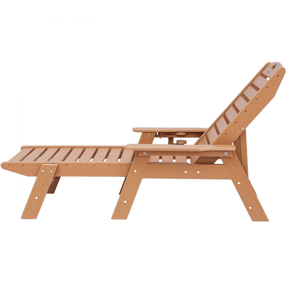 S-TY04 - 72.8” Adjustable Outdoor Chaise Lounge Chair for 450 lbs Capacity