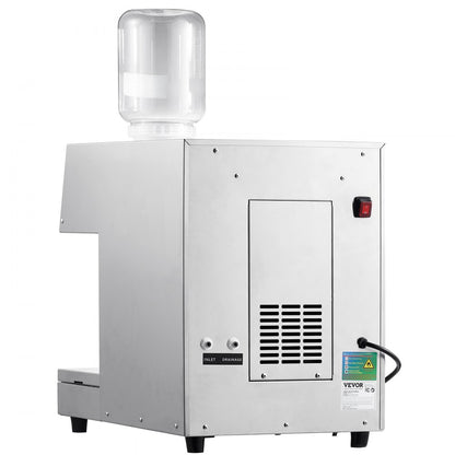 QLX1603-1 - 529LBS/Day Stainless Steel Ice Machine with 700W Compressor