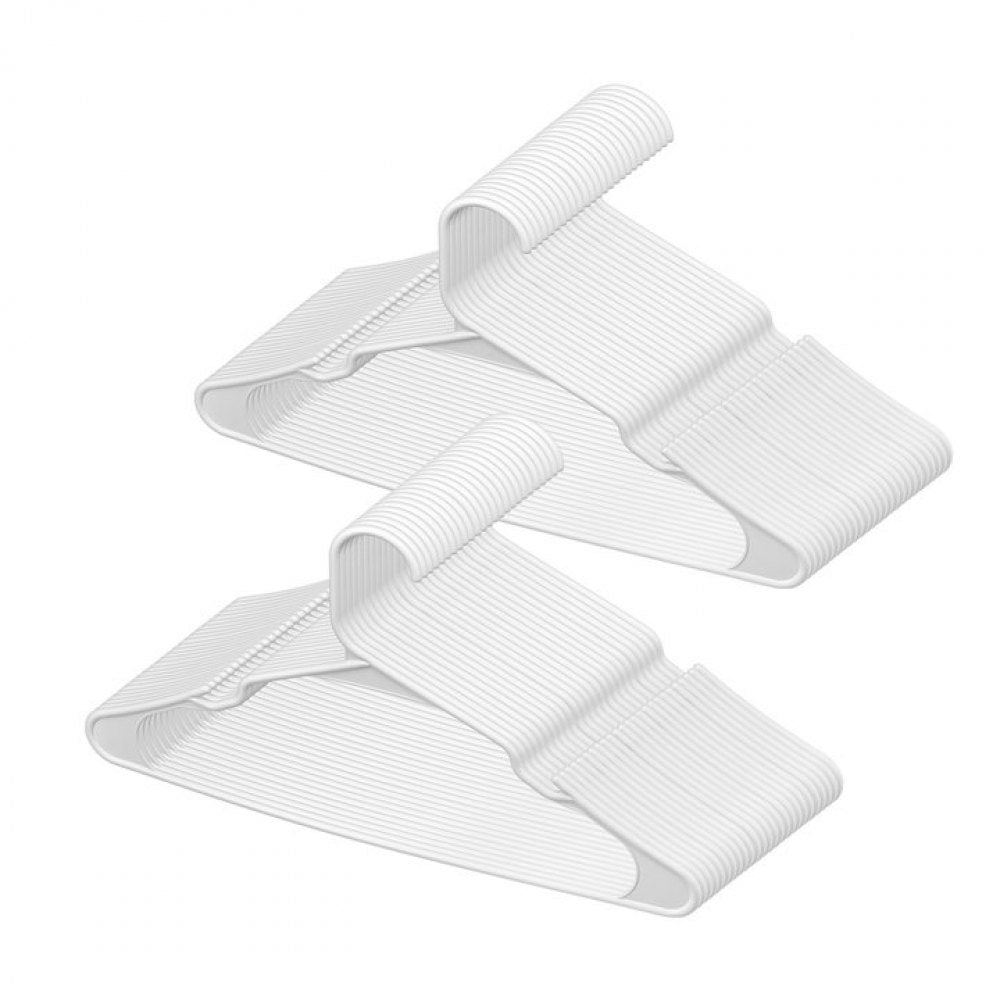 SW7731 - Space-Saving 0.2 in Plastic Non-Slip Hangers, 50 Pack