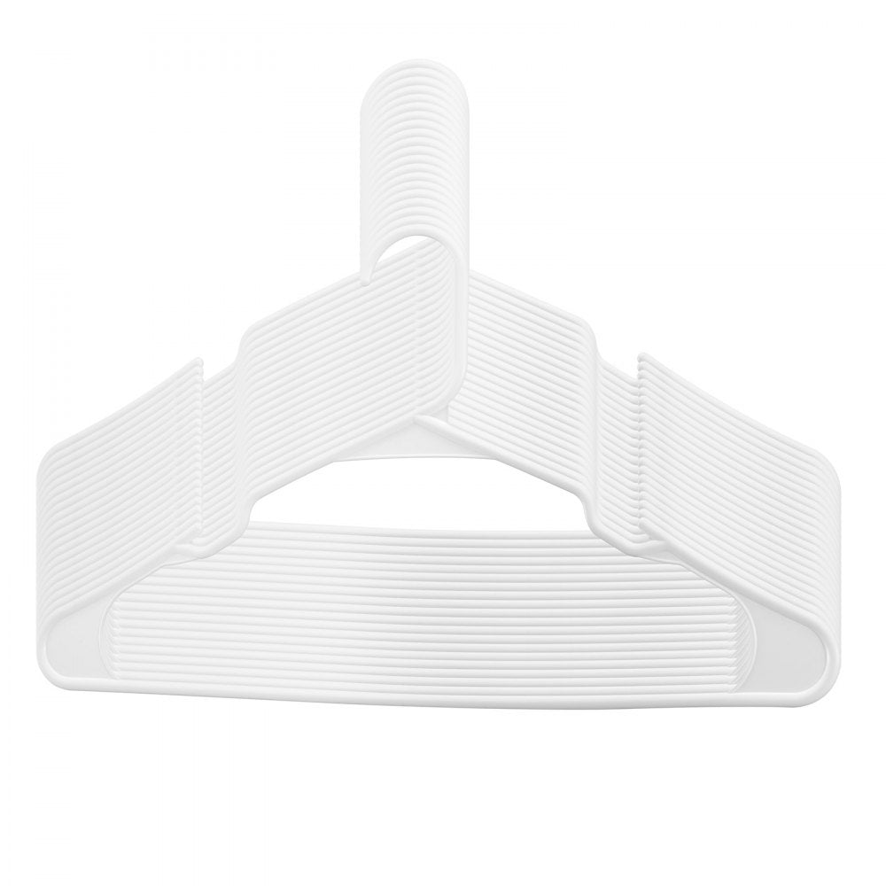 SW7731 - Space-Saving 0.2 in Plastic Non-Slip Hangers, 50 Pack